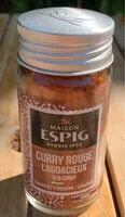 Mängden socker i Curry rouge l’audacieux