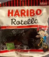 Mängden socker i Haribo rotella