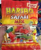 Mängden socker i Safari Mix - Confiserie gélifiée fantaisie