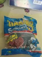 Mängden socker i Schtroumpfs pik