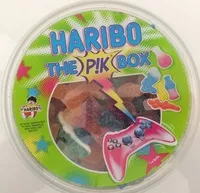 Mängden socker i The Pik Box - Confiserie gélifiée acidifiée