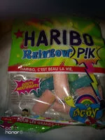 Mängden socker i Haribo Rainbow Pik