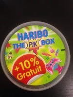 Mängden socker i Haribo THE PIK BOX