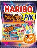 Mängden socker i Mega fete pik halloween 720g
