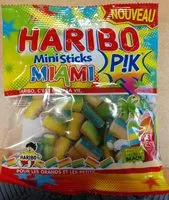 Mängden socker i Mini Sticks Miami