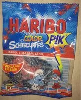 Mängden socker i Les Color Schtroumpfs Pik