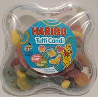 Mängden socker i Tutti Candi mélange Doux Goûts Fruités