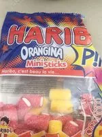 Mängden socker i Bonbons Mini Sticks Orangina