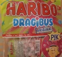 Mängden socker i Dragibus pik