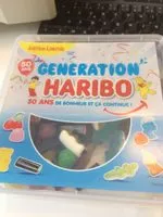 Mängden socker i Haribo generation
