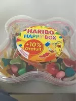 Mängden socker i Bonbons Happy' box 850 g