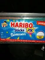 Mängden socker i Sticks les schtroumpfs