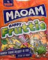 Mängden socker i Happy Fruttis