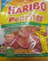 Mängden socker i Haribo Peaches