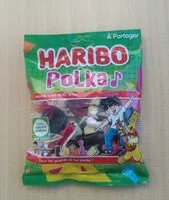 Mängden socker i Haribo polka