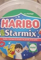 Mängden socker i Haribo starmix