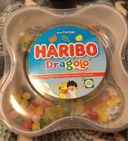 Mängden socker i Haribo dragolo