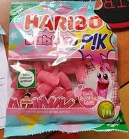 Mängden socker i Haribo bubble pik