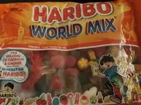 Mängden socker i Haribo world mix
