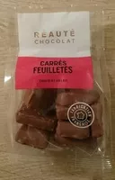 Mängden socker i Carrés Feuilletés Bonbons de Chocolat au lait