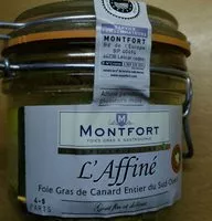 Mängden socker i L'Affiné - Foie Gras de Canard Entier du Sud-Ouest