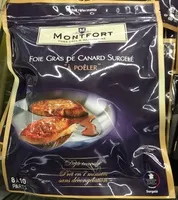 Mängden socker i Escalopes de foie gras surgelées