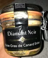 Mängden socker i Mant noir, Foie gras de canard entier, la verrine de 180 gr