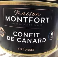 Mängden socker i Confit de canard