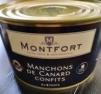 Mängden socker i Manchons de Canard confit Montfort