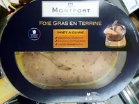 Mängden socker i Foie gras en terrine prêt à cuire