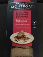 Mängden socker i Escalopes de foie gras de canard