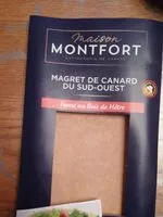 Mängden socker i Magret de canard du sud-ouest fumé au bois d'hetre