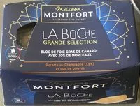 Mängden socker i Bloc de foie gras de canard avec 30% de morceaux