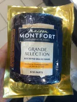 Mängden socker i Maison montfort - grande selection bloc de foie gras de canard recette au champagne (1,8%) et duo de poivres s/vide 330g - origine