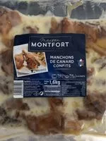 Mängden socker i Manchons de canard confits 1,6kg