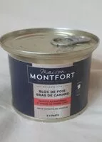 Mängden socker i Maison montfort bloc de foie gras de canard