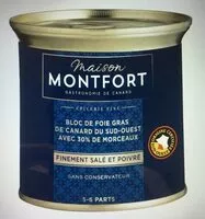 Mängden socker i Bloc de foie gras 30% morceaux Excellence