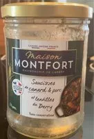 Mängden socker i Saucisses de canard et porc et lentilles du Berry