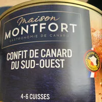 Mängden socker i Confit de canard du Sud-Ouest
