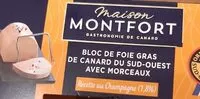 Mängden socker i Bloc de foie gras de canard du sud-ouest