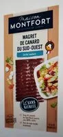 Mängden socker i Magret de canard du Sud-Ouest Séché Nature Montfort