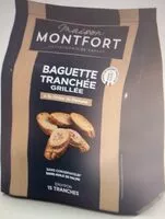 Mängden socker i Baguette tranchée grillée à la farine de froment