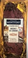 Mängden socker i Magret de canard mariné à la morille
