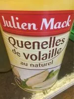 Mängden socker i Quenelle de volaille