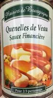 Mängden socker i Quenelles de Veau Sauce Financière