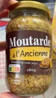 Mängden socker i Moutarde à l'ancienne bocal 280g