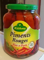 Mängden socker i Kuhne piments rouges 165 g net egoutte