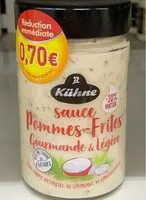 Mängden socker i Sauce pomme frites