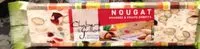 Mängden socker i Nougat Amandes et fruits confits