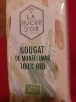Mängden socker i Nougat de Montélimar 100% BIO